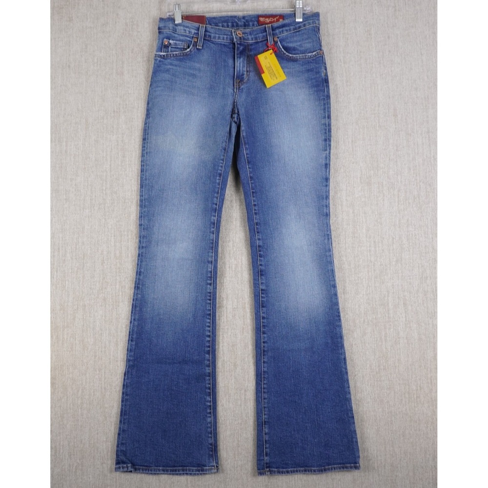 Blue 2 Made In USA Womens Size 29/8 Flare Legged Jeans